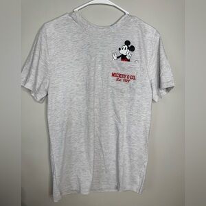 NWT Disney Gray T-Shirt with Mickey Mouse Design